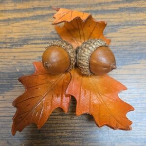 Decorative Acorn and Leaf Ornament